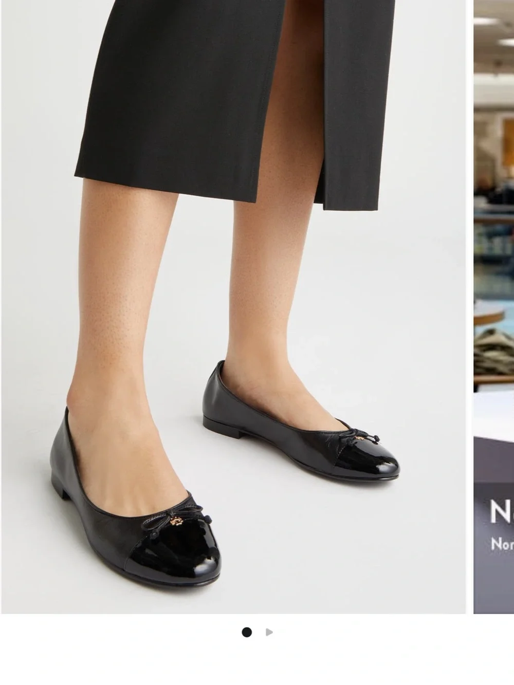 Tory Burch Cap Toe Flat